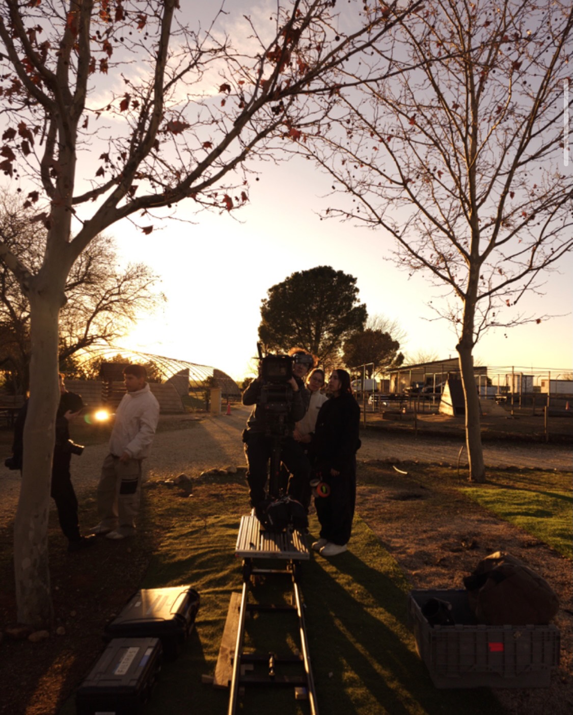 Golden hour filming